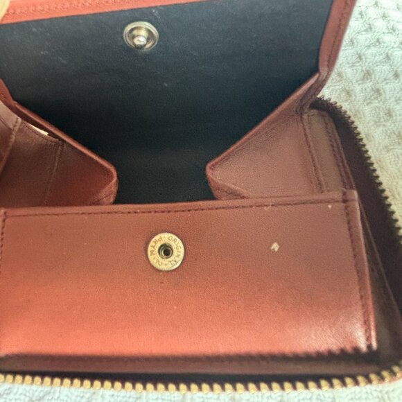 Comme Des Garcons Brown Leather Zippered Wallet - Picture 5 of 9